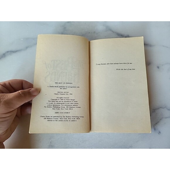 The Best Of Friends By Nomi Berger Paperback - Picture 4 of 10